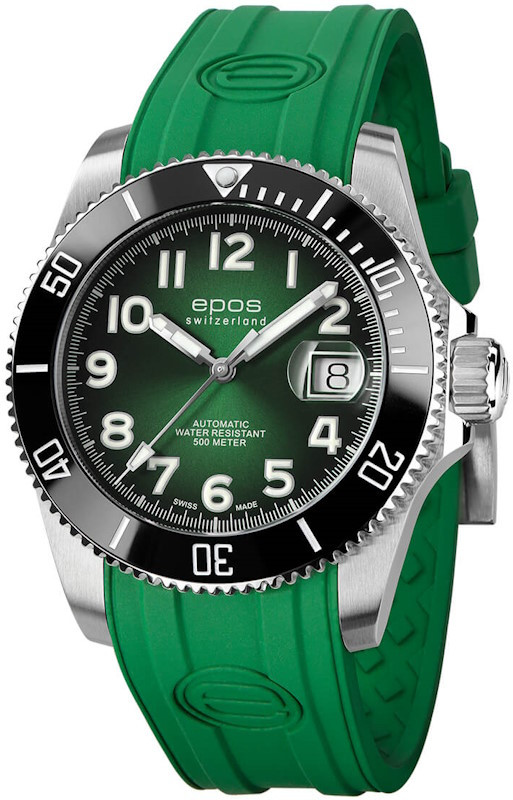 Наручний годинник Epos Diver Titanium 3504.131.80.33.53