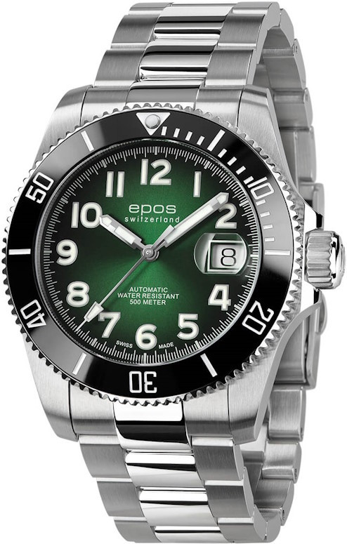 Наручний годинник Epos Diver Titanium 3504.131.80.33.90