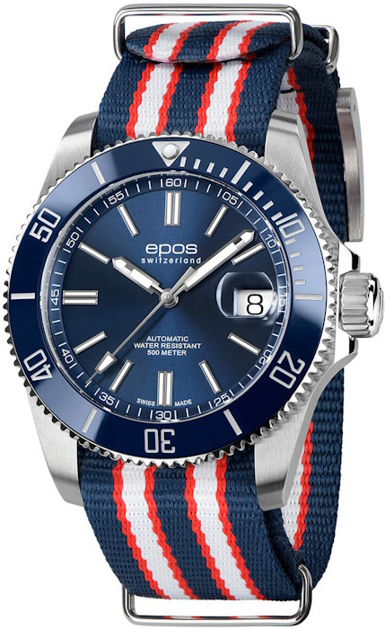 Наручний годинник Epos Diver 3504.131.96.16.66