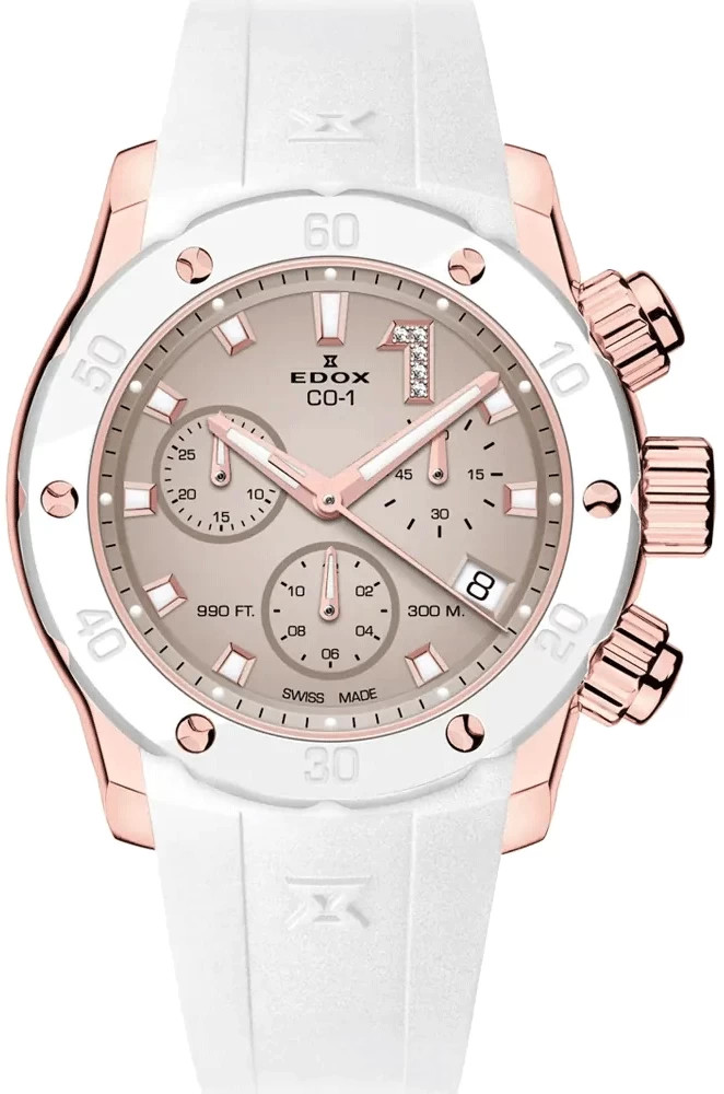 Наручний годинник EDOX CO-1 Chronolady 10255 37RBCAB BEIDR