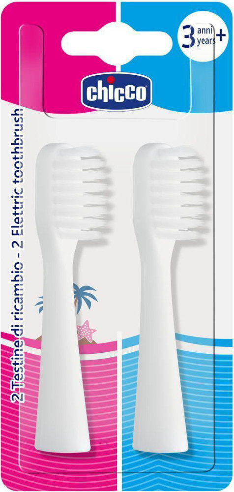 Насадки для зубных щеток Chicco Soft 2 pcs