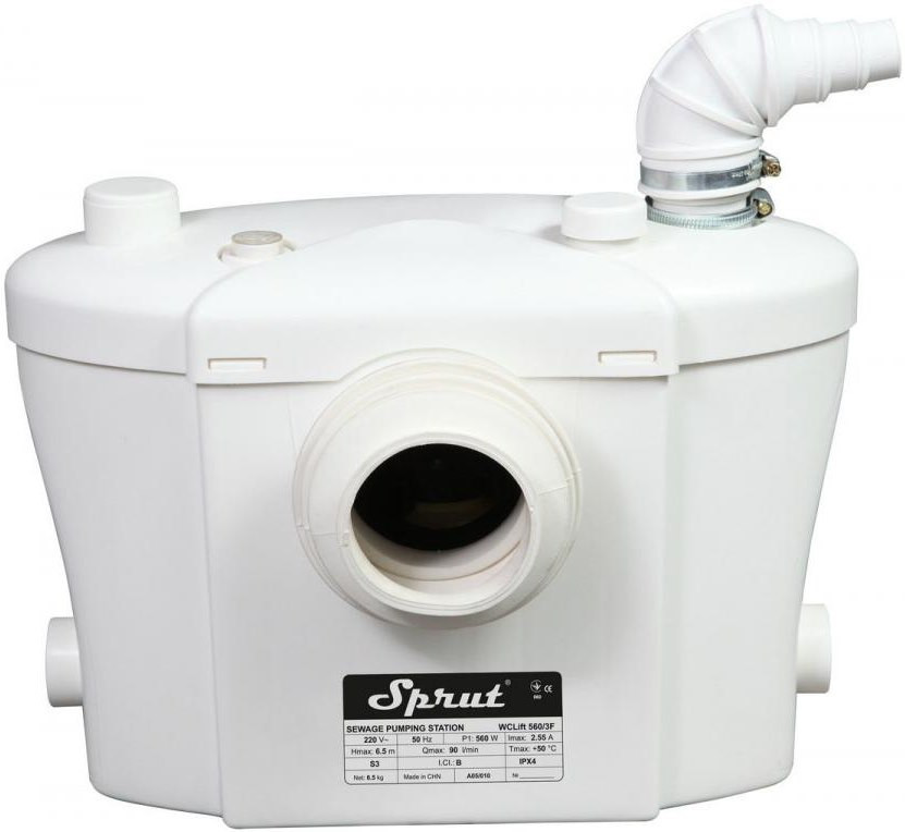 Канализационная установка Sprut WClift 600/2F Hot