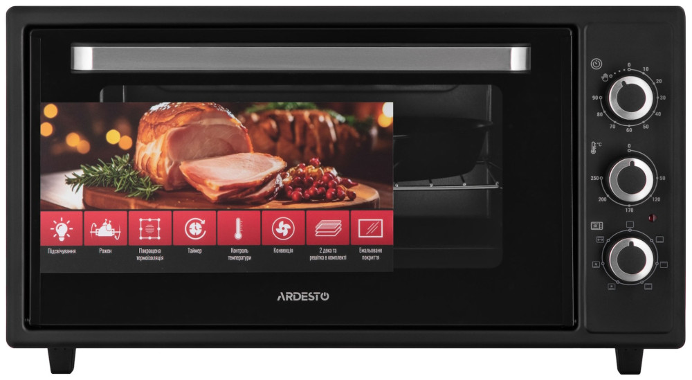 Электродуховка Ardesto MEO-F48RCB