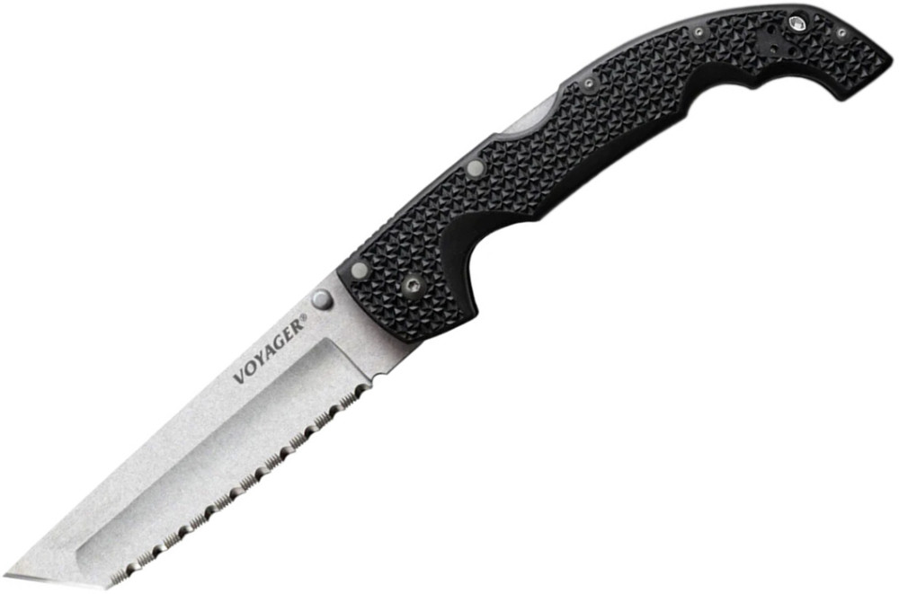 Походный нож Cold Steel Voyager XL Tanto Serrated 10A