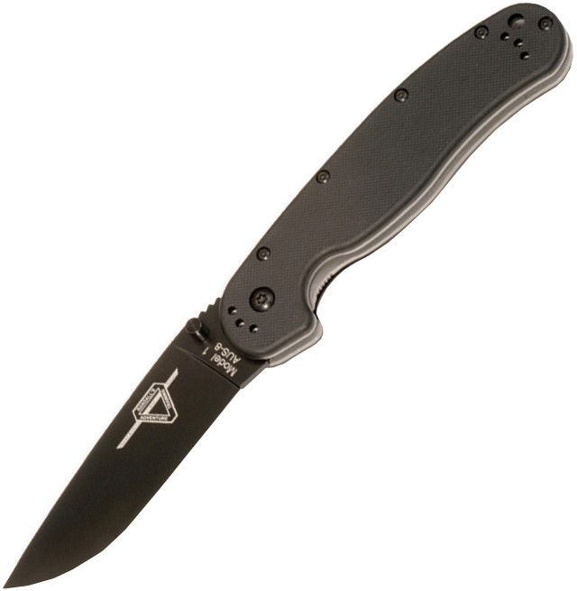 Похідний ніж Ontario RAT Black Plain