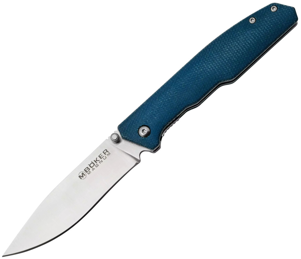 Походный нож Boker Magnum Deep Blue Canvas