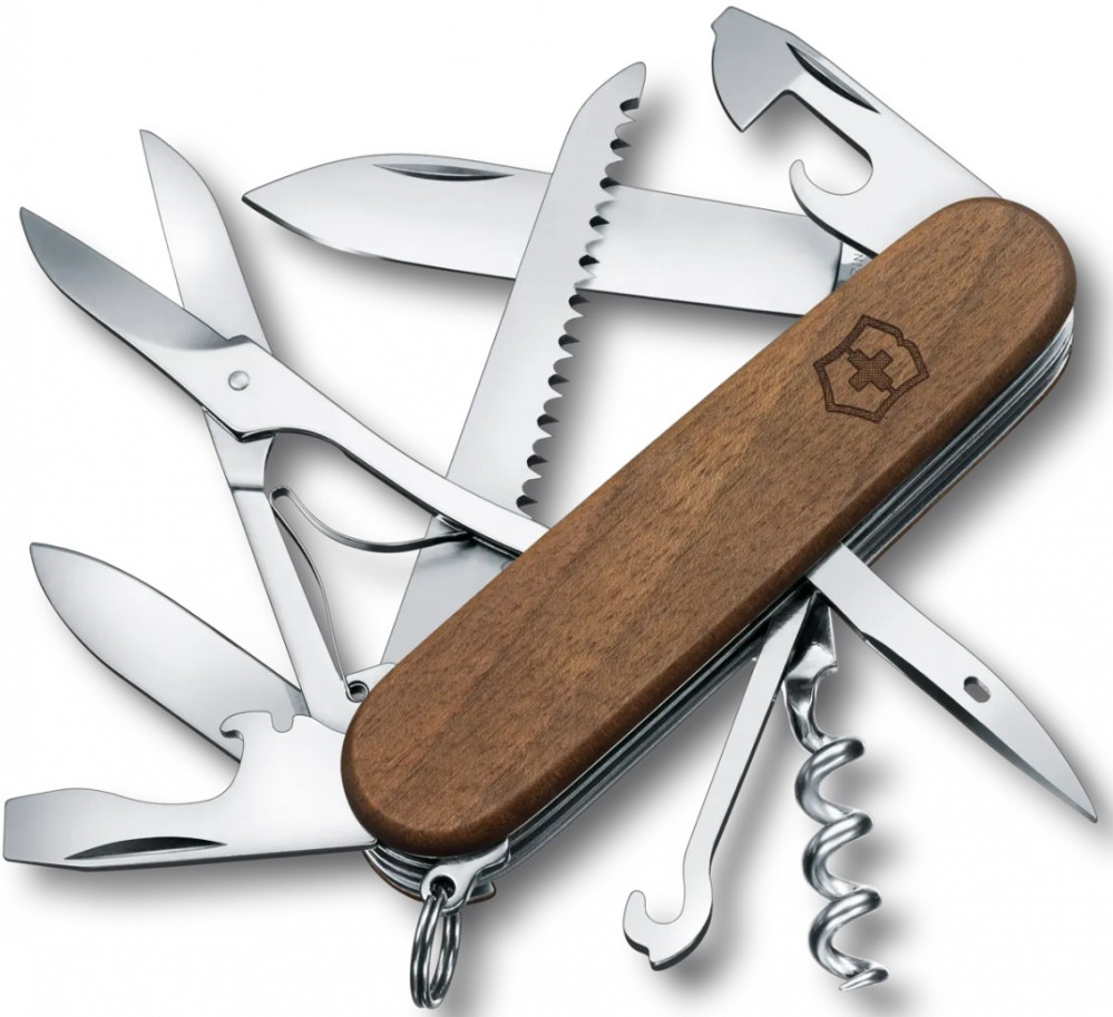 Швейцарський ніж Victorinox Huntsman Wood Grawer Швейцарський ніж Victorinox Huntsman Wood Grawer