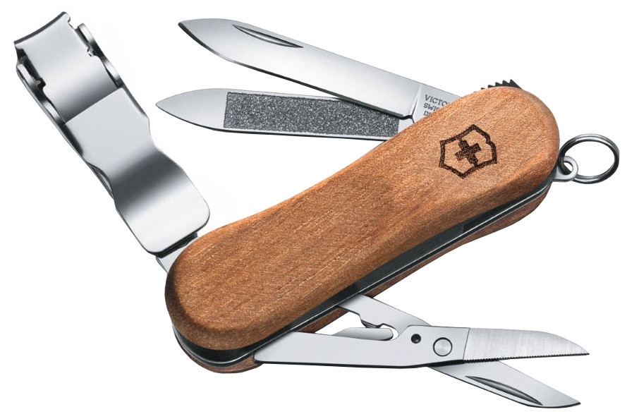 Швейцарський ніж Victorinox Delemont Nail Clip Wood 580 Швейцарський ніж Victorinox Delemont Nail Clip Wood 580