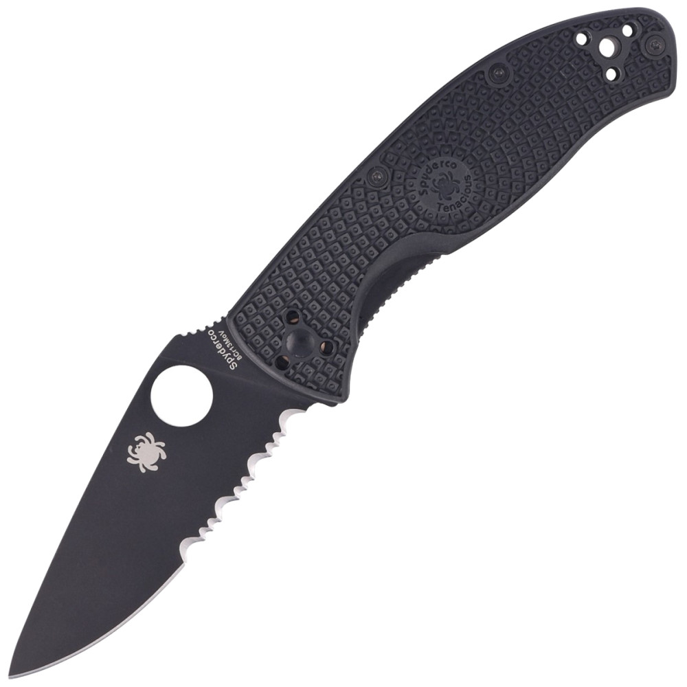 Похідний ніж Spyderco Tenacious FRN Combination Edge Black Похідний ніж Spyderco Tenacious FRN Combination Edge Black