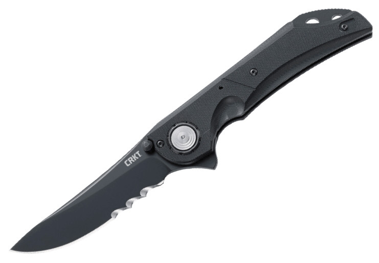 Походный нож CRKT Seismic Black With Veff Serrations