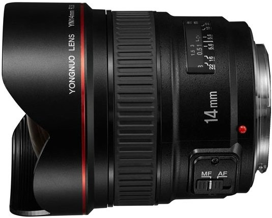 Объектив Yongnuo 14mm f/2.8