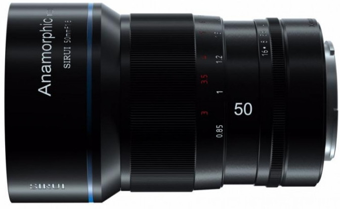 Объектив SIRUI 50mm f/1.8 Anamorphic