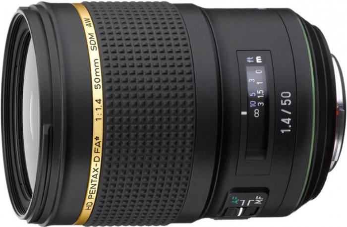 Объектив Pentax 50mm f/1.4* HD DFA SDM AW