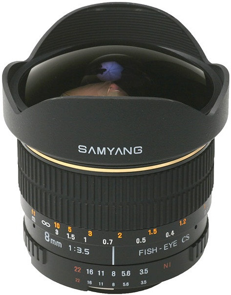 Обєктив Samyang 8mm f/3.5 IF Aspherical MC Fish-eye