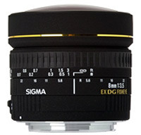 Объектив Sigma 8mm f/3.5 AF EX DG Circular Fisheye