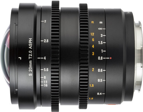 Объектив Viltrox 20mm T2.0 S Cine