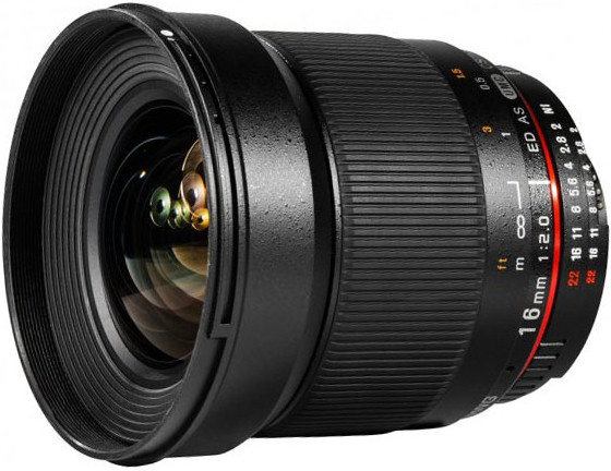 Обєктив Samyang 16mm f/2.0 ED AS UMC CS
