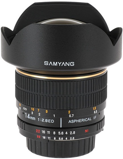 Объектив Samyang 14mm f/2.8 IF ED UMC Aspherical