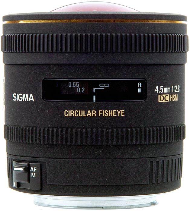 Объектив Sigma 4.5mm f/2.8 AF HSM EX DC Circular Fisheye