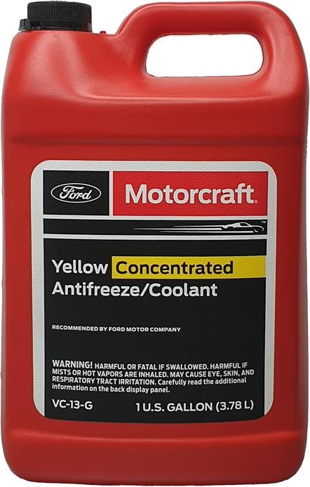 Охолоджувальна рідина Motorcraft Yellow Concentrated Antifreeze/Coolant -74 3.78L 3.78 л (VC13G)