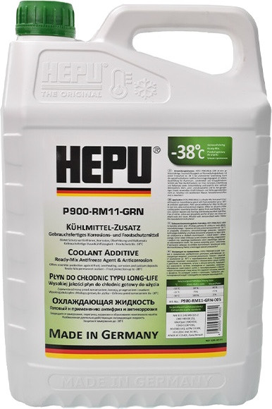 Охлаждающая жидкость Hepu P900-RM11 GRN 5 л