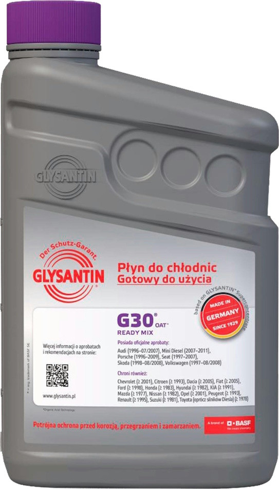 Охолоджувальна рідина Glysantin G30 Ready Mix 1L 1 л (GLY300145)