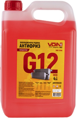 Охлаждающая жидкость Voin G12 Red -80 4L 4 л (VAK-1246)