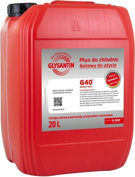 Охолоджувальна рідина Glysantin G40 Ready Mix 20L 20 л (GLY400268)