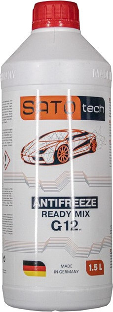 Охлаждающая жидкость SATO TECH G12 Red Ready Mix 1.5 л (G1201RRM)