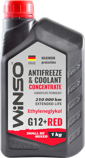 Охлаждающая жидкость Winso G12 Red Concentrate 1 л (881000)