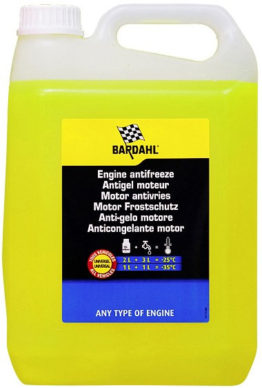 Охлаждающая жидкость Bardahl Universal Antifreeze 5 л