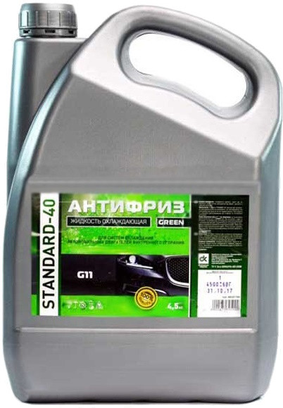 Охолоджувальна рідина Dorozhna Karta Standard-40 G11 LongLife Green 10 л (48021034706)