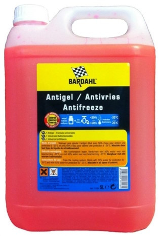 Охлаждающая жидкость Bardahl Red Antifreeze-Antigel Rouge 5 л (7113R)