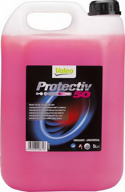 Охлаждающая жидкость Valeo Protectiv 50 G12 Pink Ready Mix 5L 5 л (820871)