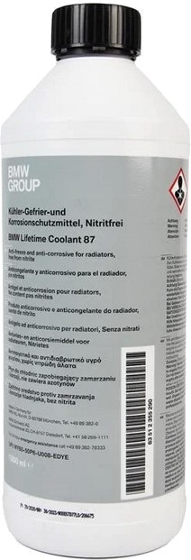 Охолоджувальна рідина BMW Longtime Coolant 87 -80C Blue 1.5L 1.5 л (83515A6CDD7)