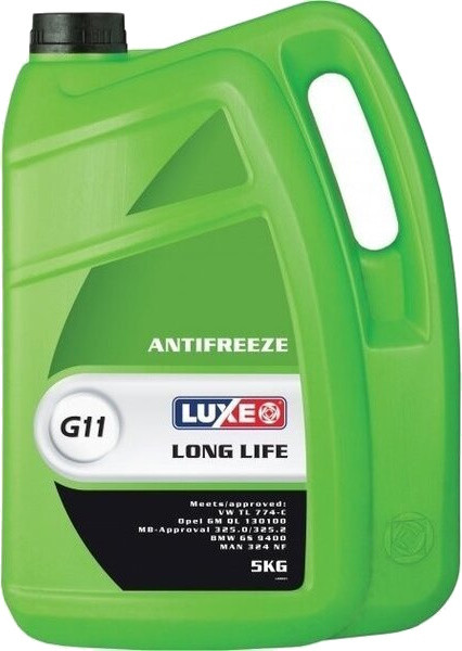 Охолоджувальна рідина Luxe Long Life G11 Green 5L 5 л (481330)