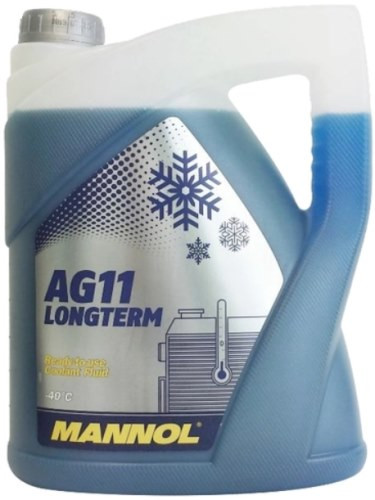 Охолоджувальна рідина Mannol Longterm Antifreeze AG11 Ready To Use 5 л