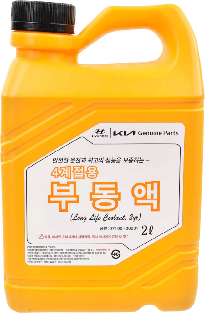 Охолоджувальна рідина Hyundai Long Life Coolant G12 -80 Red 2 л (07100-00201)