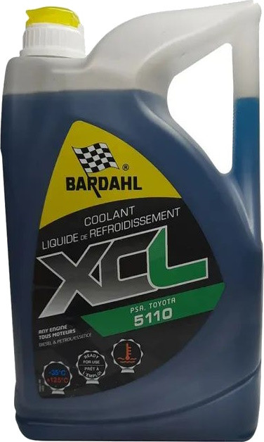 Охлаждающая жидкость Bardahl Liquide De Refroidissement XCL 5110 -35 G11 5L 5 л (63113)