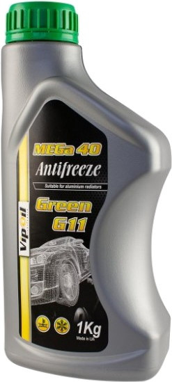Охлаждающая жидкость VipOil G11 Mega 40 Green 1 л (701366)
