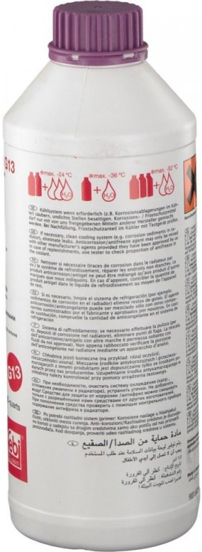 Охолоджувальна рідина Febi Coolant G13 Concentrate 1.5 л (38200)