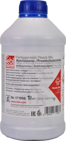 Охолоджувальна рідина Febi Coolant G11 Ready To Use 1 л (171998)
