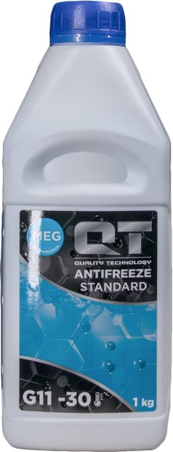 Охлаждающая жидкость QT-Oil Antifreeze Standard G11 -30 Blue 1 л (QT553301)