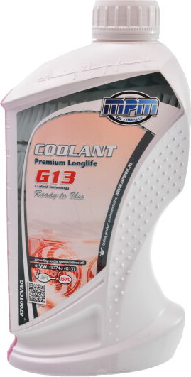 Охолоджувальна рідина MPM Antifreeze Premium Longlife G13 Ready To Use 1 л (87001CVAG)