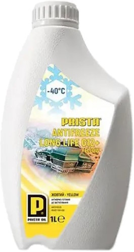 Охлаждающая жидкость Prista Antifreeze Long Life G12 Yellow Ready Mix 1 л