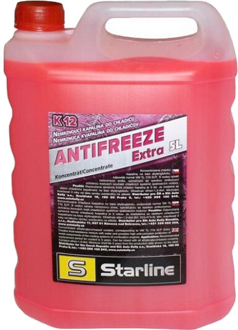 Охлаждающая жидкость StarLine Antifreeze K12 Plus Concentrate 5 л (NAK125)