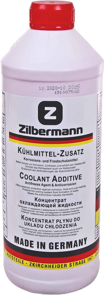 Охлаждающая жидкость Zilbermann Antifreeze G12 -80 1.5L 1.5 л (99022G12RED)