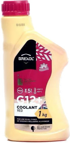 Охолоджувальна рідина Brexol Antifreeze G12 Red 1 л (ANTF011)