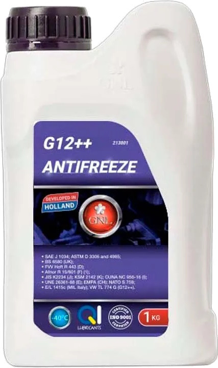 Охолоджувальна рідина GNL Antifreeze G12 -40 Violet 1 л