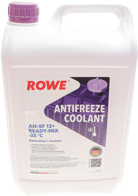 Охлаждающая жидкость Rowe Antifreeze AN-SF12 Ready Mix 5L 5 л (21048005099)